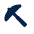 Pickax Fill Icon from Mingcute Fill Set