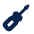 Screwdriver Fill Icon from Mingcute Fill Set