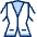 Vest Icon from Cyber Duotone Set