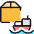 Shipment Boat Icon from Ultimate Colors Set