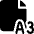 Paper Sizes A3 Icon from Ultimate Bold Set