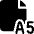 Paper Sizes A5 Icon from Ultimate Bold Set