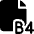 Paper Sizes B4 Icon from Ultimate Bold Set