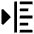 Paragraph Indent Right 3 Icon from Nova Line Set