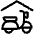 Scooter Parking Shade Roof Icon from Ultimate Regular Set