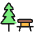 Park Bench icon - Free transparent PNG, SVG. No sign up needed.