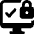 Password Desktop Lock Approved Icon from Ultimate Bold Set
