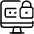 Password Desktop Lock Icon from Ultimate Light Set