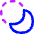 Pathfinder Circle Minus Back 2 Icon from Flex Neon Set