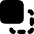 Pathfinder Square Minus Front 2 Icon from Micro Solid Set