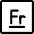 Francium Icon from Ultimate Regular Set