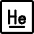 Helium Icon from Ultimate Regular Set