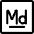 Mendelevium Icon from Ultimate Regular Set