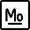 Molybdenum Icon from Ultimate Regular Set