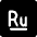 Ruthenium Icon from Ultimate Bold Set