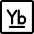 Ytterbium Icon from Ultimate Regular Set