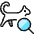 Pet Tracking Cat Search Icon from Ultimate Colors Set