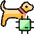 Pet Tracking Dog Chip Icon from Ultimate Colors Set