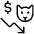 Cat Breed Pricing Decrease icon - Free transparent PNG, SVG. No sign up needed.