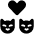 Cat Couple icon - Free transparent PNG, SVG. No sign up needed.