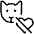 Cat Incompartible icon - Free transparent PNG, SVG. No sign up needed.