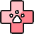 Pets Paw Hospital Icon from Ultimate Colors Set