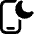 Do Not Disturb Sleep Mode Phone Icon from Ultimate Bold Set