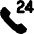Phone Actions 24 Support Icon from Ultimate Bold Set