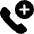 Phone Actions Add Icon from Ultimate Bold Set