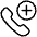 Phone Actions Add Icon from Ultimate Light Set