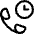 Phone Actions Clock 1 Icon from Ultimate Regular Set