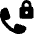 Phone Actions Lock 1 Icon from Ultimate Bold Set