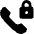 Phone Actions Lock Icon from Ultimate Bold Set