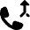Phone Actions Merge 1 Icon from Ultimate Bold Set