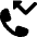 Phone Actions Missed Call 1 Icon from Ultimate Bold Set