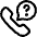 Phone Actions Question Icon from Ultimate Regular Set