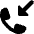 Phone Actions Receive 1 Icon from Ultimate Bold Set