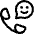 Phone Actions Smile 1 Icon from Ultimate Regular Set