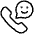 Phone Actions Smile Icon from Ultimate Light Set