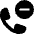 Phone Actions Subtract 1 Icon from Ultimate Bold Set