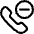 Phone Actions Subtract Icon from Ultimate Regular Set