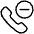 Phone Actions Subtract Icon from Ultimate Light Set