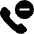 Phone Actions Subtract Icon from Ultimate Bold Set