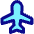 Airplane Enabled Icon from Core Pop - Free Set