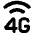 Cellular Network 4g Icon from Core Remix - Free Set