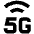 Cellular Network 5g Icon from Sharp Remix - Free Set