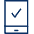 Mobile Phone Check Icon from Cyber Line - Free Set
