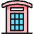 Phone Booth Icon from Ultimate Colors Set