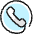 Phone Circle Icon from Ultimate Colors Set