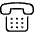 Phone Landline Icon from Ultimate Light Set